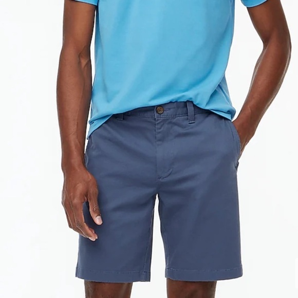 J crew overcast blue 9" flex chino short - Picture 1 of 4